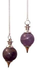 3x Sphere Pendulums - Amethyst