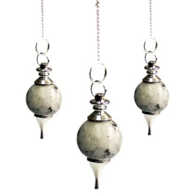 3x Sphere Pendulums - Rainbow Moonstone