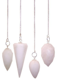 3x Magic Pendulum - Snow Quartz