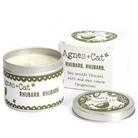 6x Tin Candle - Rhubarb Rhubarb