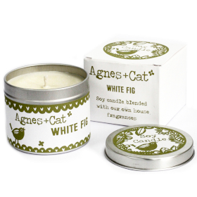 6x Tin Candle - White Fig