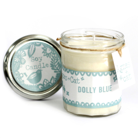 6x Jam Jar Candle - Dolly Blue