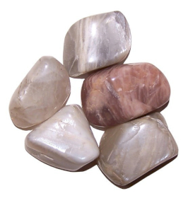 24x L Tumble Stones - Moonstone