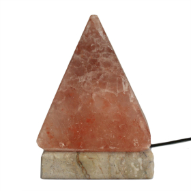 USB Pyramid Salt Lamp - 9 cm (single color)