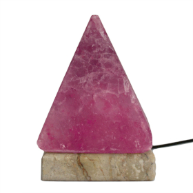 USB Pyramid Salt Lamp - 9 cm (multi color)