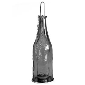 3x Recycled Bottle Lantern - Grey
