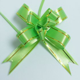 20x Mini Pull Bows - Lime (packs of 10)