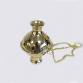 5x Hanging Brass Incense Burner