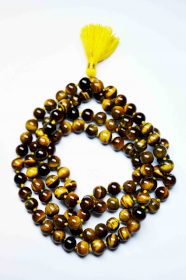 108 Bead Mala - Tiger Eye