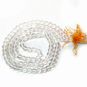 108 Bead Mala - Rock Crystal