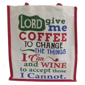 Jute Bag - Lord Give Me Coffee