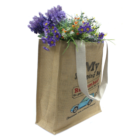 5x Jute Shopping Bag - My Shopping Bag