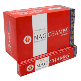 12x 15g Golden Nag - Champa Incense