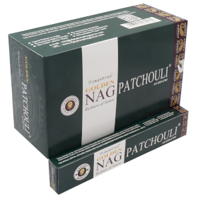 12x 15g Golden Nag - Pathouli Incense