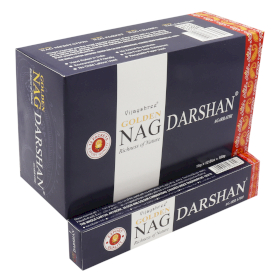 12x 15g Golden Nag - Darshan Incense