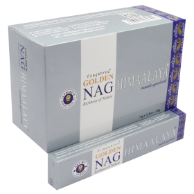 12x 15g Golden Nag - Himalaya Incense