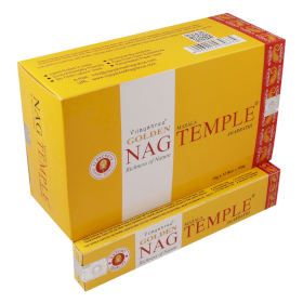 12x 15g Golden Nag - Temple Incense