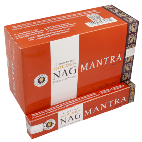 12x 15g Golden Nag - Mantra Incense