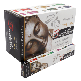 12x 15g Golden Buddha Incense