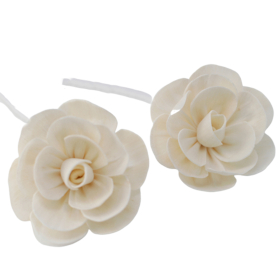 12x Natural Diffuser Flowers - Lrg Lotus on String