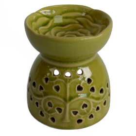 3x Tree of Life Oil Burner - Lime