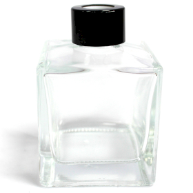 6x Square Bottle & Diffuser Lid - 200ml