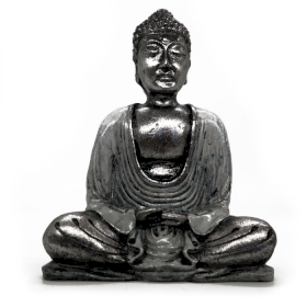 White & Grey Buddha - Medium