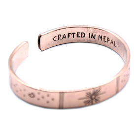 12x Inspiration Bracelet - Copper Snrise, Galaxy, Stars, Earth
