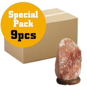 9x Salt Lamp 1,5-2kg