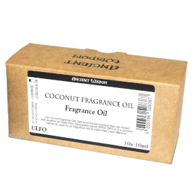 10x 10 ml Coconut Fragrance Oil - Unlabelled