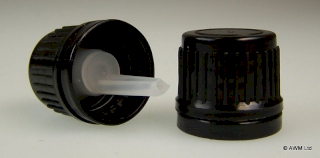 50x Tamper Evident Caps & Dropper for 10,50 and 100ml