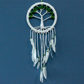 3x Tree of Life Dreamcatcher - Cotton 22cm (assorted)