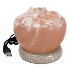 USB Salt Lamp - Fire Bowl (multi color)