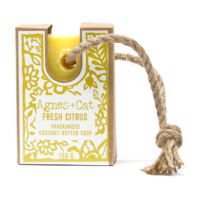 6x Soap On A Rope - Fresh Citrus