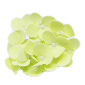36x Craft Soap Flowers - Hyacinth Bean - Spring Green