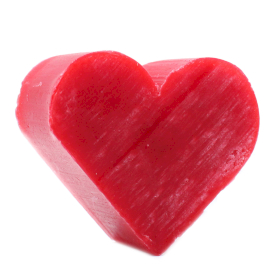 100x Heart Guest Soap - Raspberry