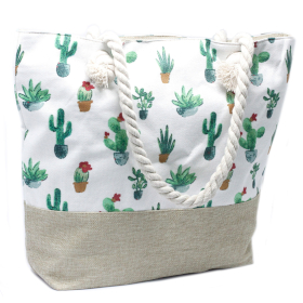 Rope Handle Bag - Mini Cactus