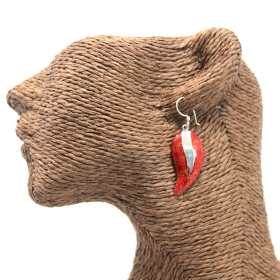 Coral Style 925 Silver Earring - Mangos