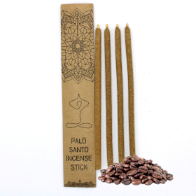 3x Set of 4 Palo Santo Large Incense Sticks - Coffee