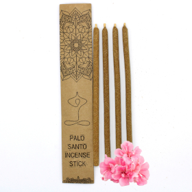 3x Set of 4 Palo Santo Large Incense Sticks - Fresh Flowers