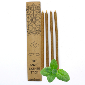3x Set of 4 Palo Santo Large Incense Sticks - Mint