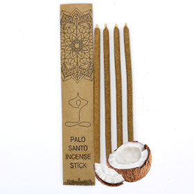 3x Set of 4 Palo Santo Large Incense Sticks - Coconut