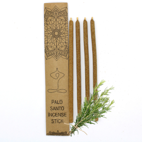 3x Set of 4 Palo Santo Large Incense Sticks - Rosemary