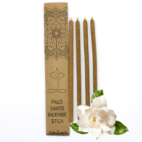 3x Set of 4 Palo Santo Large Incense Sticks - Gardenia