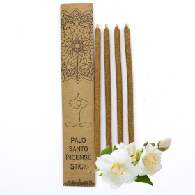 3x Set of 4 Palo Santo Large Incense Sticks - Jasmine