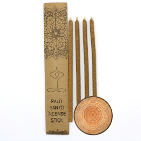 3x Set of 4 Palo Santo Large Incense Sticks - Sandalwood