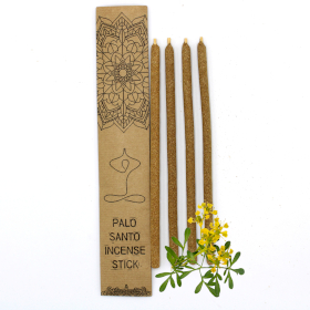 3x Set of 4 Palo Santo Large Incense Sticks - Ruda