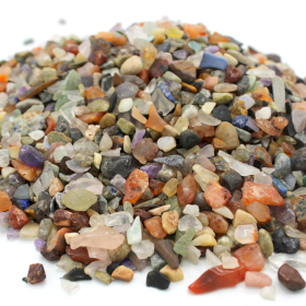 Mixed Natural Gemstone Chips - 1KG