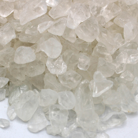 Clear Quartz Gemstone Chips Bulk - 1KG