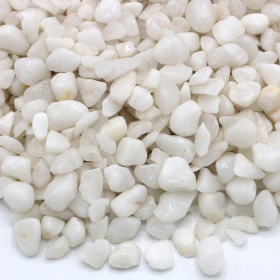 White Quartz Gemstone Chips Bulk - 1KG